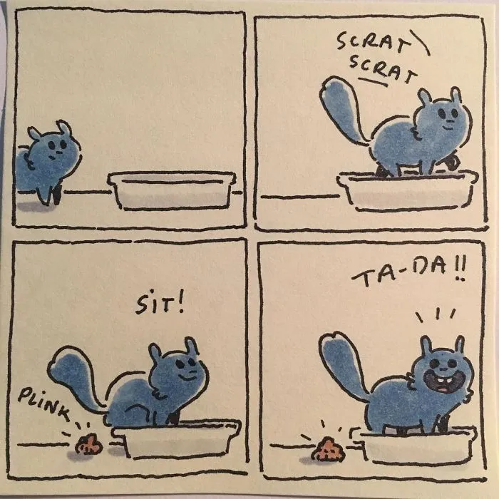 I Capture What It's Like Living With My Cats