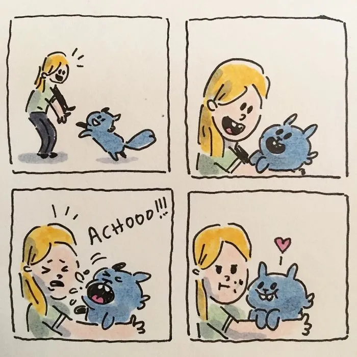 I Capture What It's Like Living With My Cats