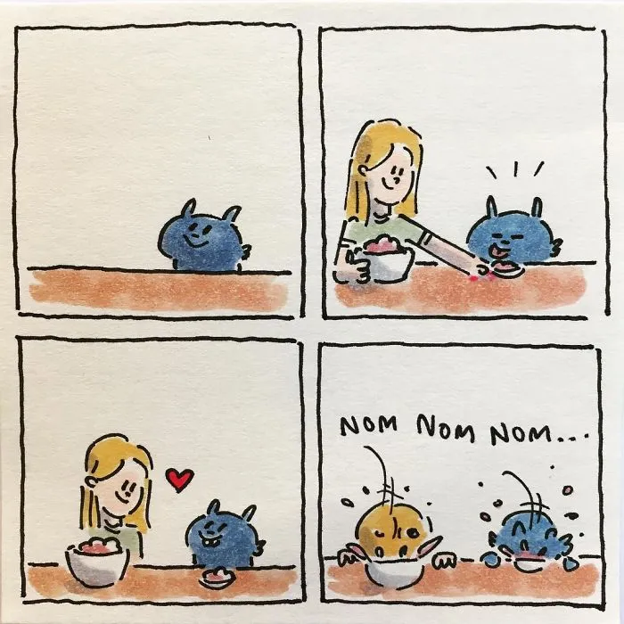 I Capture What It's Like Living With My Cats
