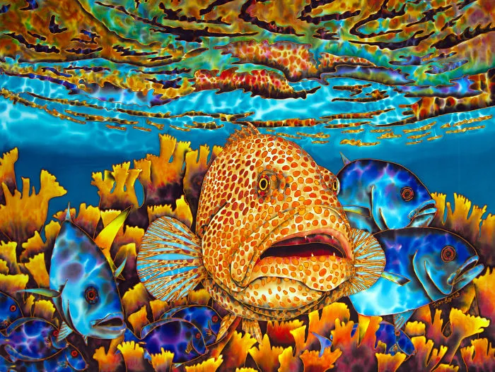 Colours Of The Caribbean Sea Create A Living Liquid Canvas.
