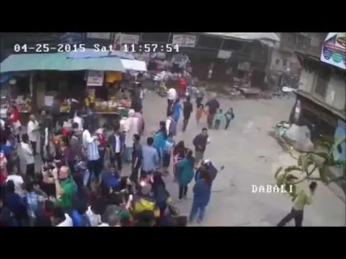 Multiple Cameras Capture Nepal Earthquake