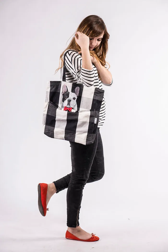 Forever Together: Hand-Painted Shoulder Bags With Animals In A Pocket
