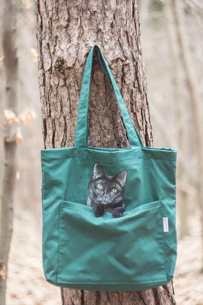 Forever Together: Hand-Painted Shoulder Bags With Animals In A Pocket