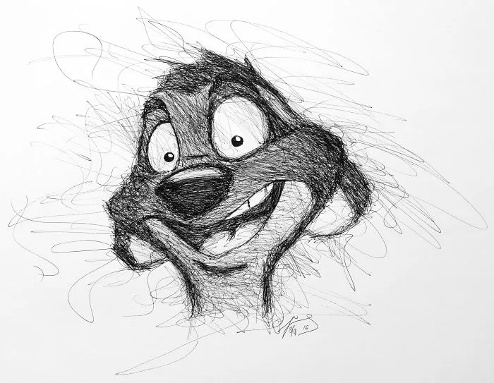 I Scribble My Favorite Cartoon Characters