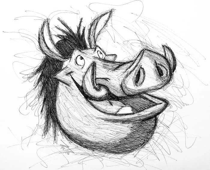 He garabateado a mis personajes de animación favoritos