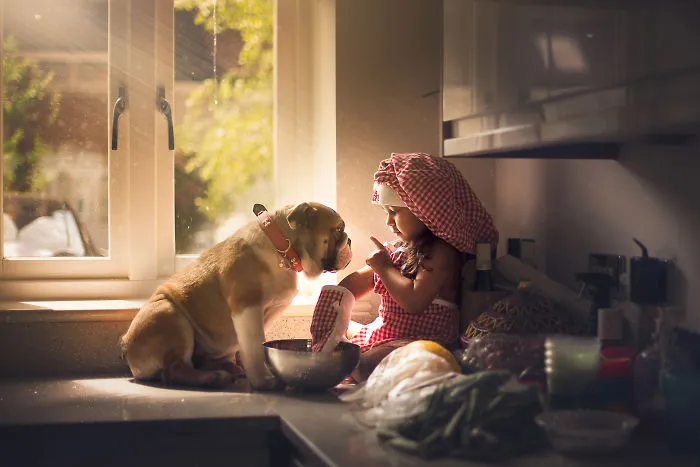 I Tried Photographing My Daughter And My Dog And This Is What Happened