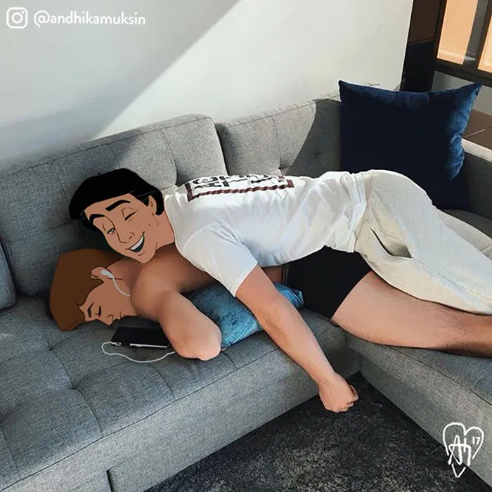 Artist Photoshops Disney Princesses Into Celebrity Photos