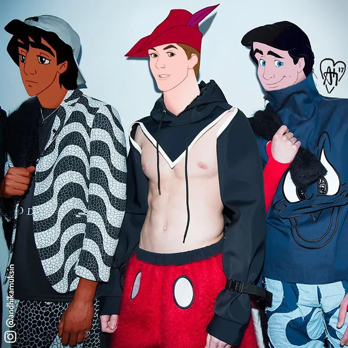 Este artista photoshopea a personajes Disney en las fotos de celebridades