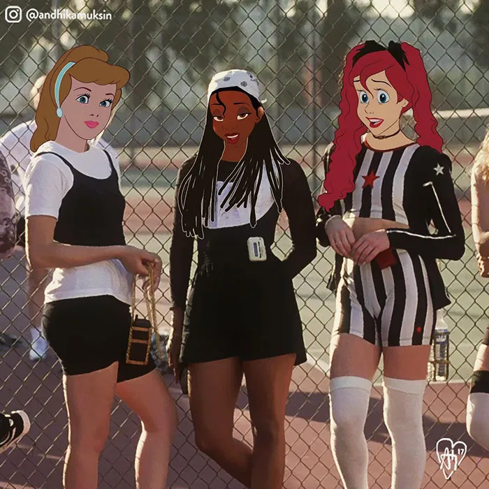 Artist Photoshops Disney Princesses Into Celebrity Photos