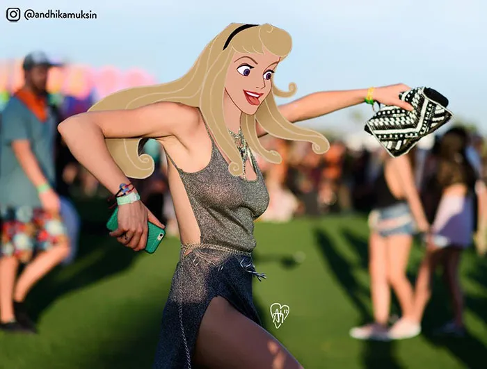 Este artista photoshopea a personajes Disney en las fotos de celebridades