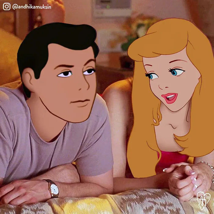 Este artista photoshopea a personajes Disney en las fotos de celebridades