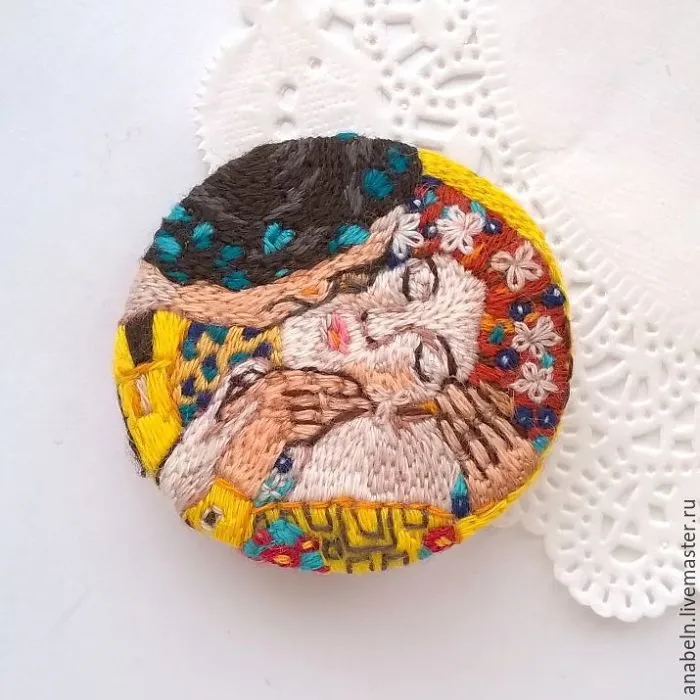 Russian Artist Anna Fedorenko Creates Tiny Replicas Of Paintings Using Embroidery
