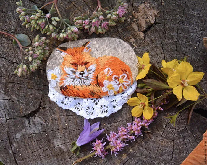 Russian Artist Anna Fedorenko Creates Tiny Replicas Of Paintings Using Embroidery