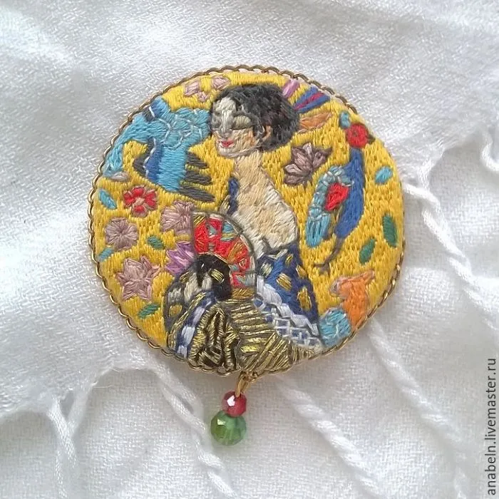 Russian Artist Anna Fedorenko Creates Tiny Replicas Of Paintings Using Embroidery