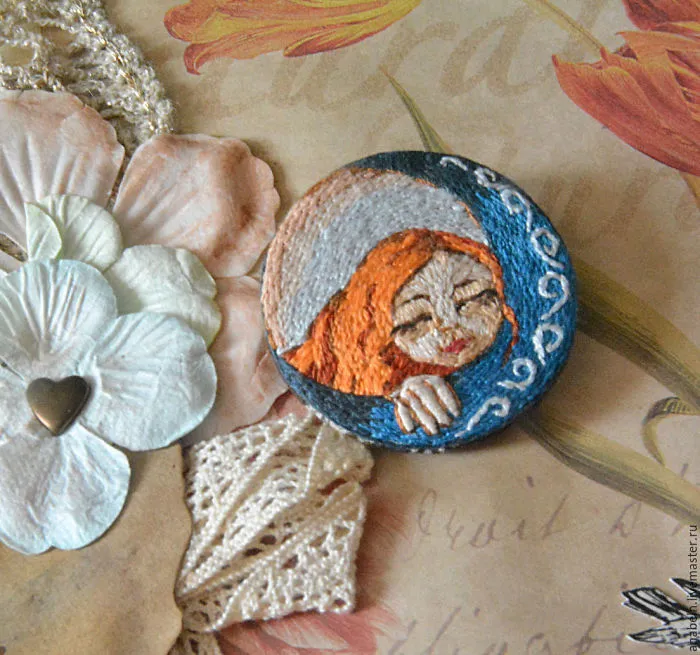 Russian Artist Anna Fedorenko Creates Tiny Replicas Of Paintings Using Embroidery
