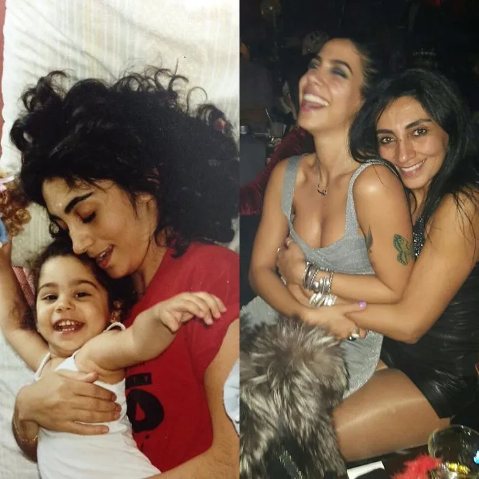Mom & I, Some 27 Years Apart. We Didn't Plan It :)