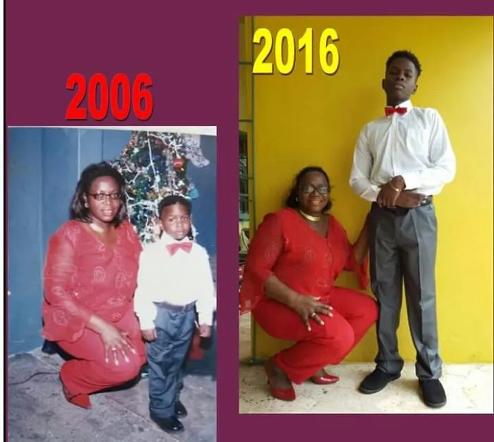 My Son And Me...10 Years Apart