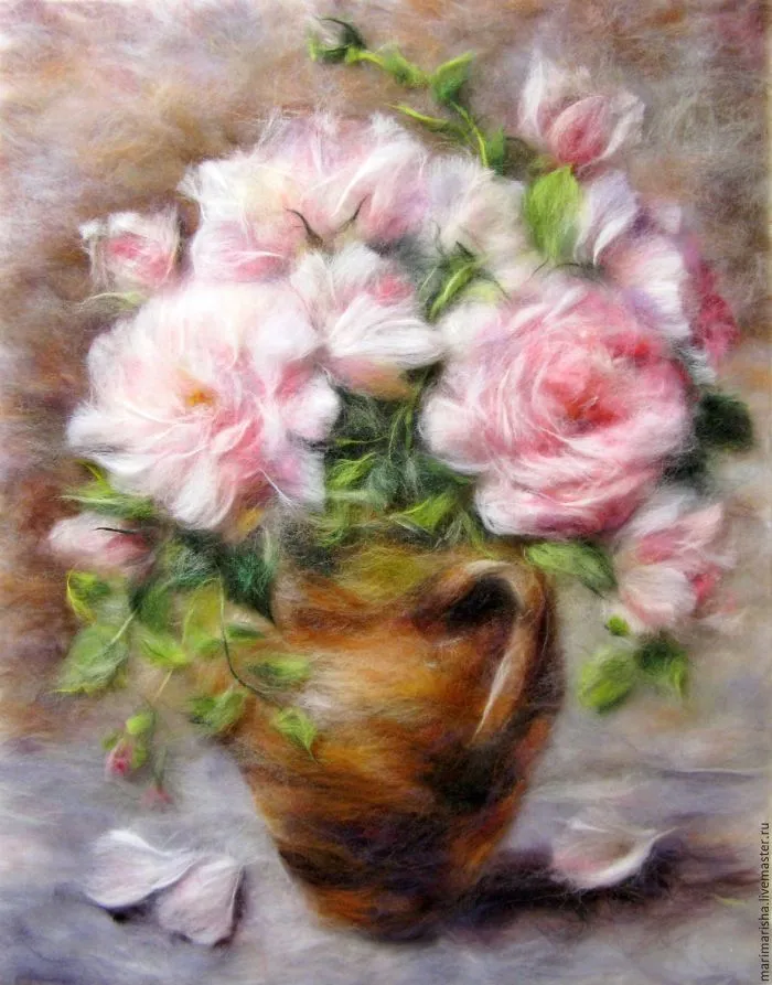 Fluffy Painting: Wool Watercolours By Marina Akserova