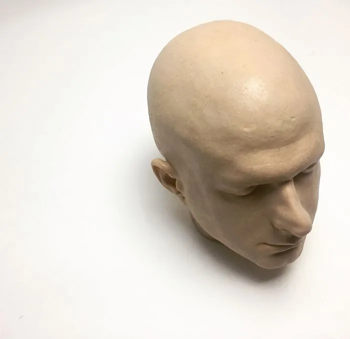 Tattooable Silicone Head Made By Fareed Kaviani