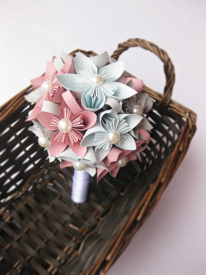 Pink, White And Light Blue