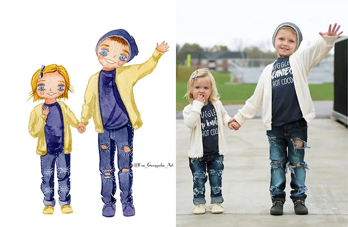 I Turn People Into Animated Characters