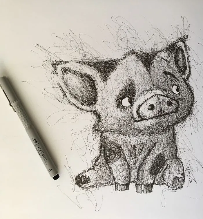 I Scribble My Favorite Cartoon Characters