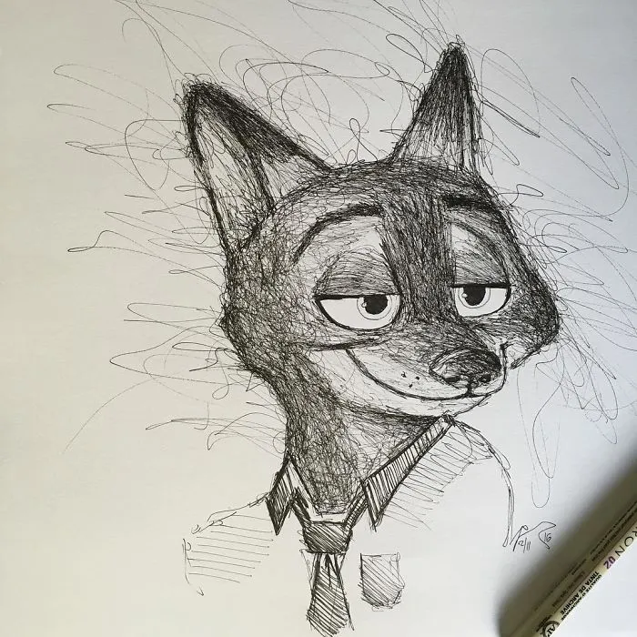 I Scribble My Favorite Cartoon Characters