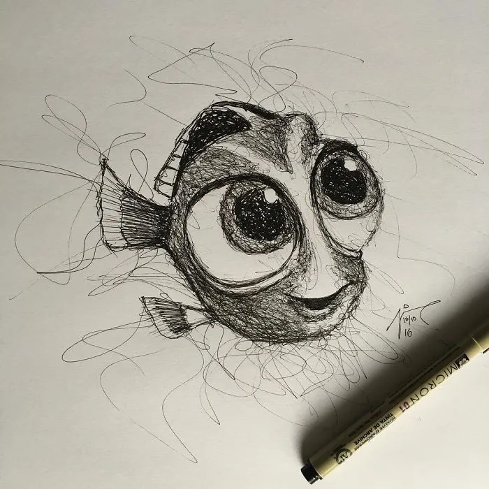 I Scribble My Favorite Cartoon Characters
