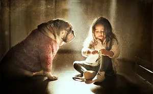 I Tried Photographing My Daughter And My Dog And This Is What Happened