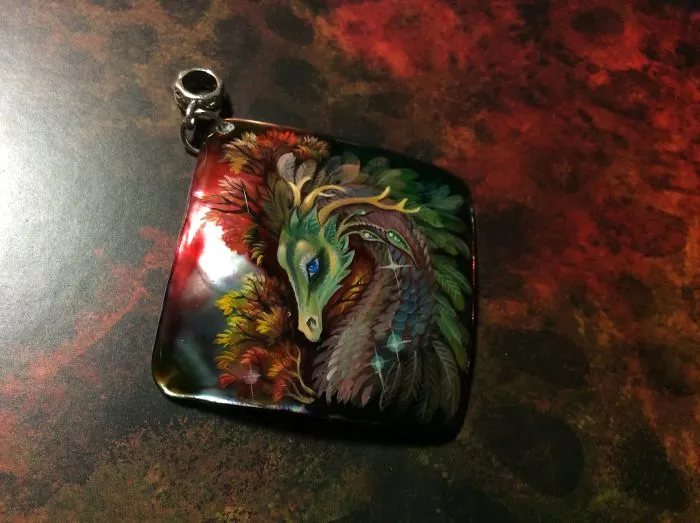 Dragons And Koi On Wood And Stone
