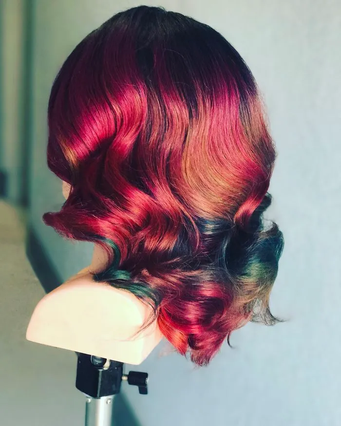 Darker Holographic Hair Is Where It's At!