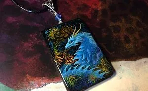 Dragons And Koi On Wood And Stone