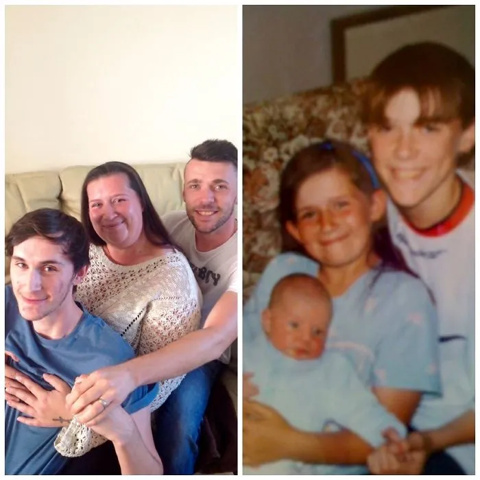 My 3 Kids Then And 18 Years Later