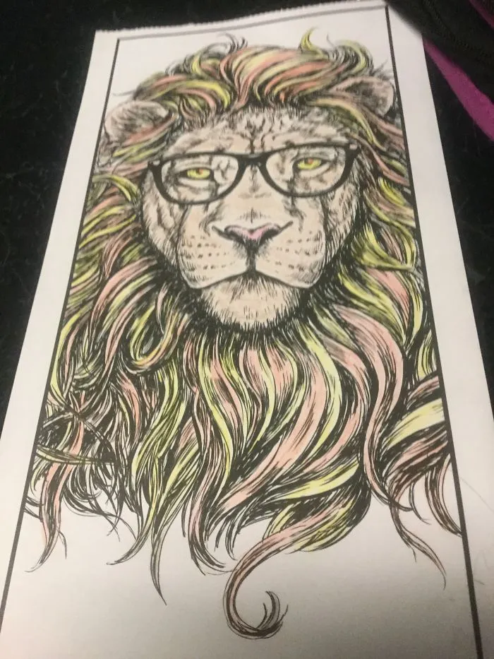 I Am The Artist That Colored It