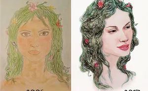 'Draw This Again' Challenge Shows That Practice Makes Perfect (50 Pics)
