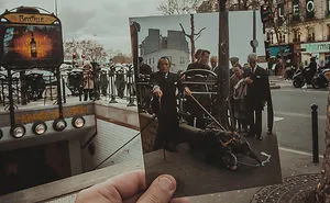 I Inserted Old Photos Into Popular Destinations During My Travels
