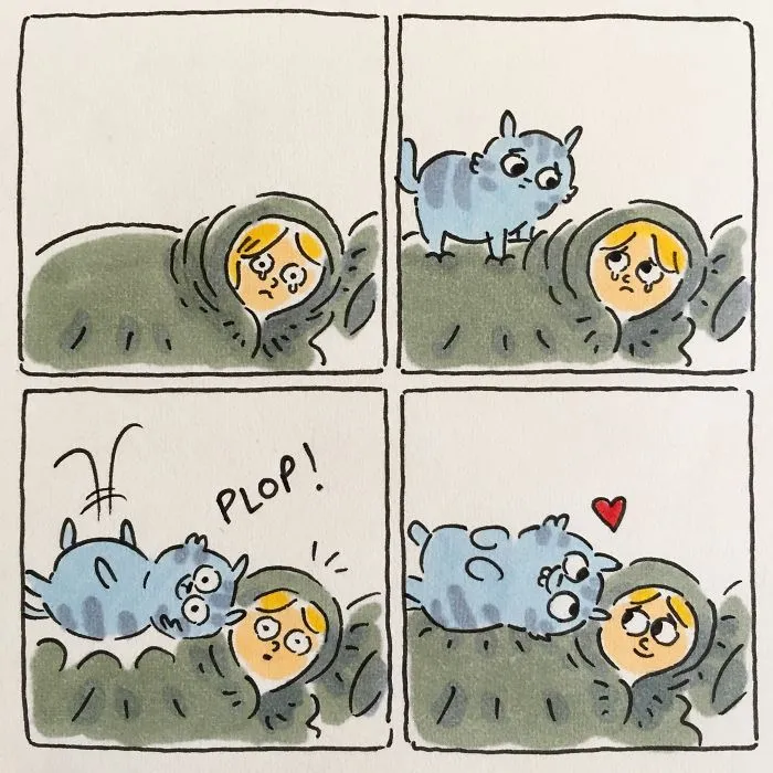 I Capture What It's Like Living With My Cats