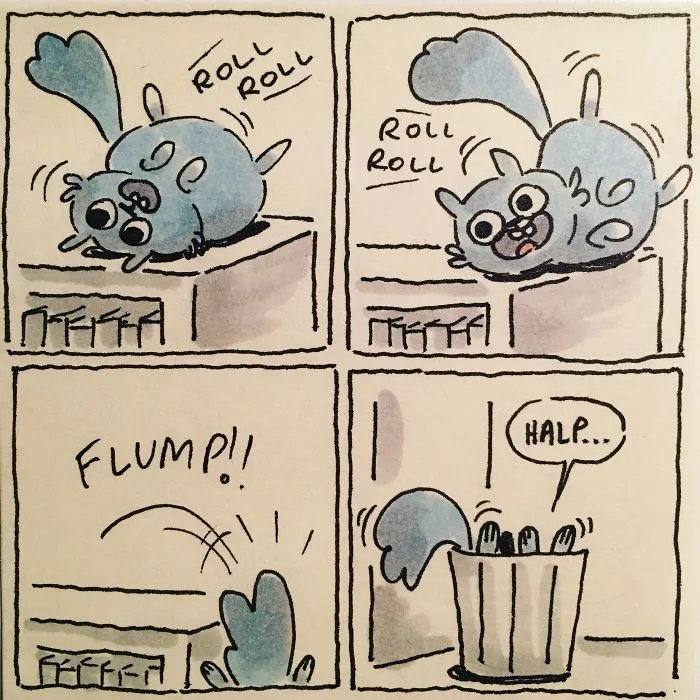 I Capture What It's Like Living With My Cats