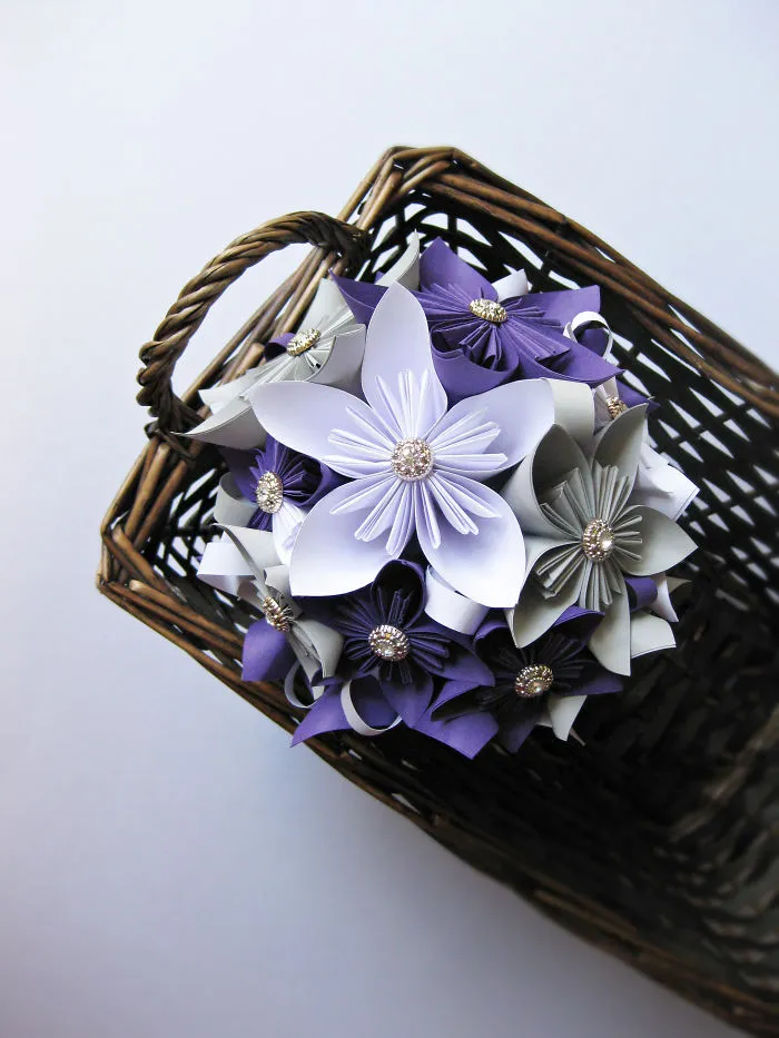 Kusudama Paper Bouquet