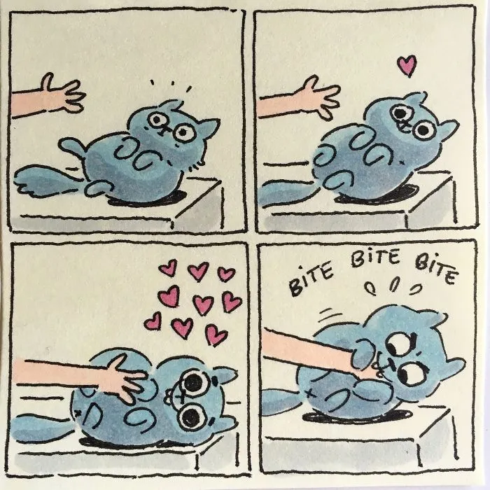 I Capture What It's Like Living With My Cats
