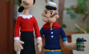 Needle Felted Popeye