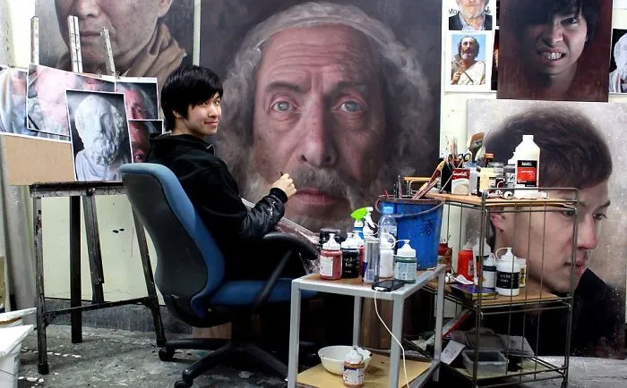 Giant Hyperrealistic Portraits By South Korean Artist Joongwon Jeong