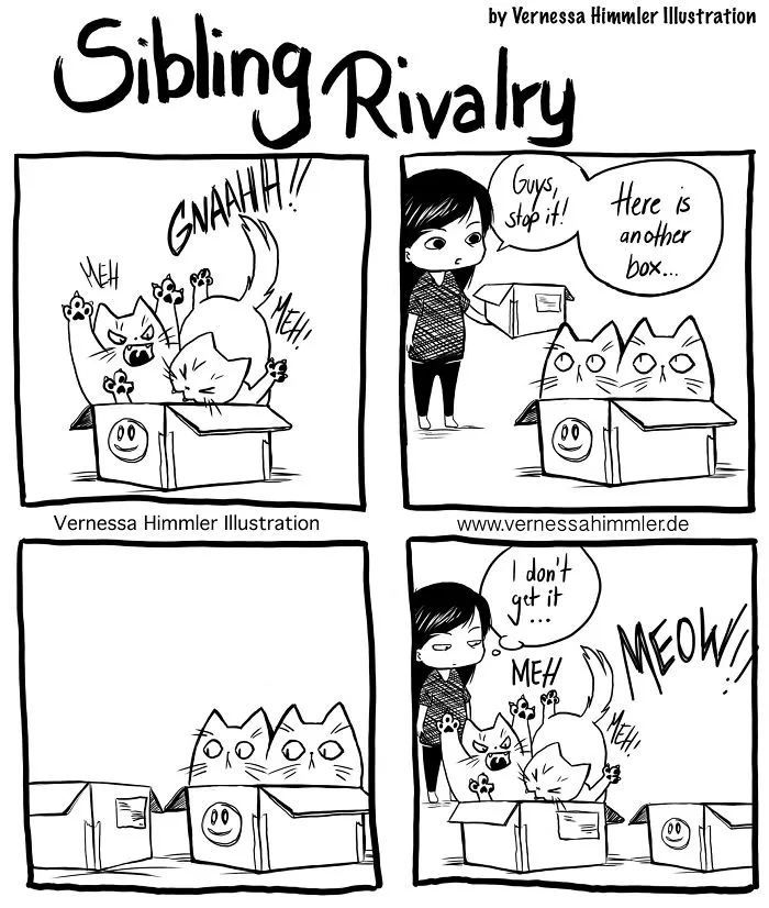 My Diary Comics About My Life With Two Cheeky Cats