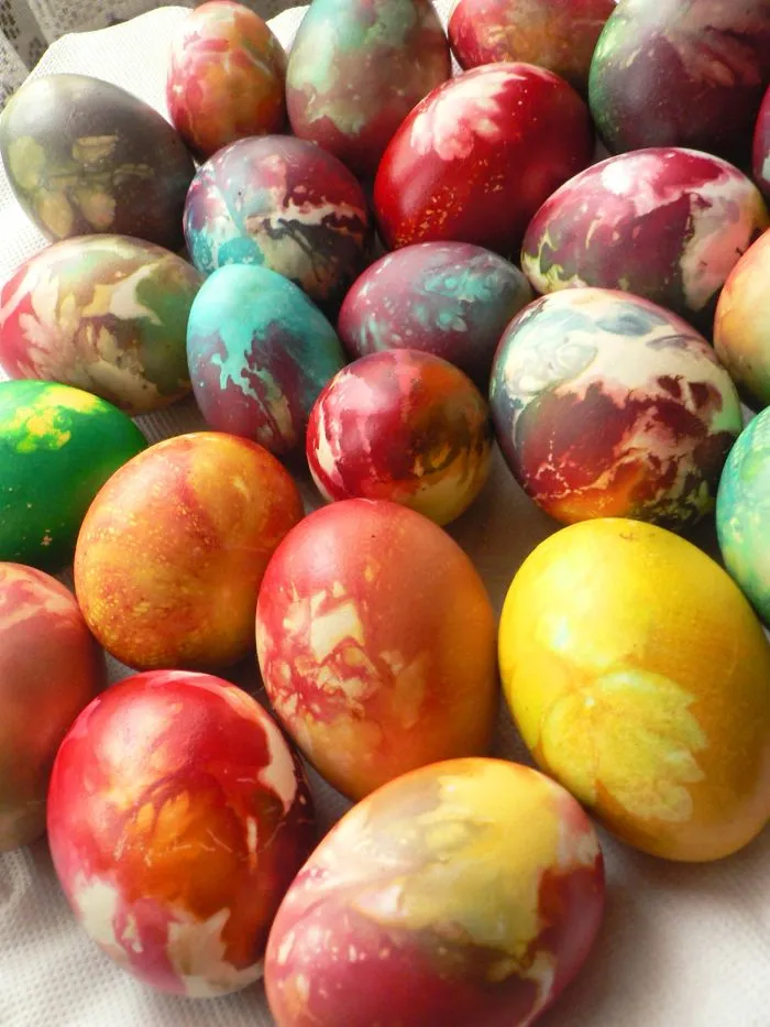 Colored Eggs I Painted For This Easter