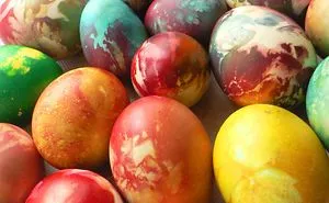 Colored Eggs I Painted For This Easter