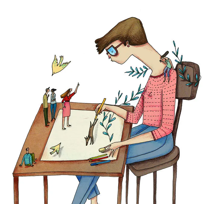 Admire Illustrations By Anna Grimal