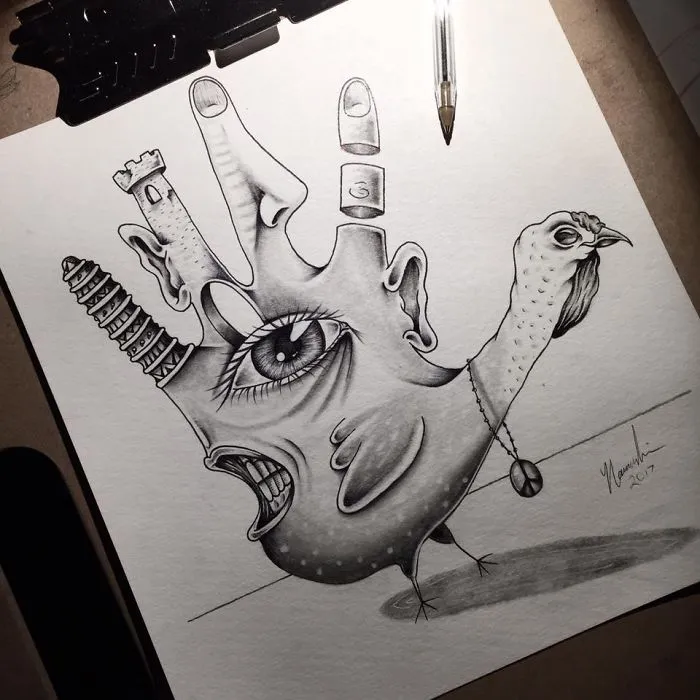 I Turn My Anxiety Into Surrealistic Art