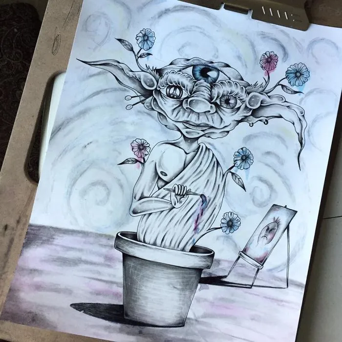 I Turn My Anxiety Into Surrealistic Art