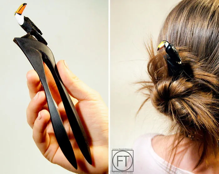We Make Animal Hair Accessories From Wood