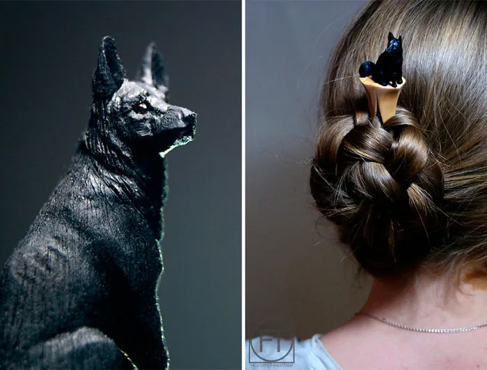 We Make Animal Hair Accessories From Wood